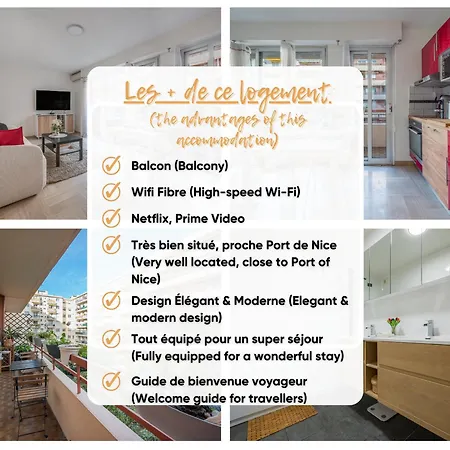 Le Balcon D'azur - 8min A Pied Port - Proche Tram Et Centre * نيس